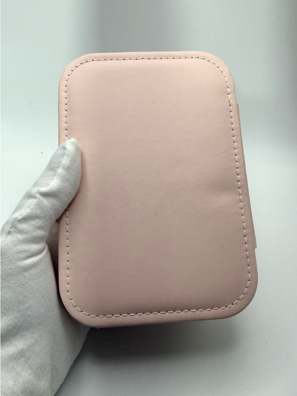 Blush Pink Travel Jewelry Case - Picture 2 of 16